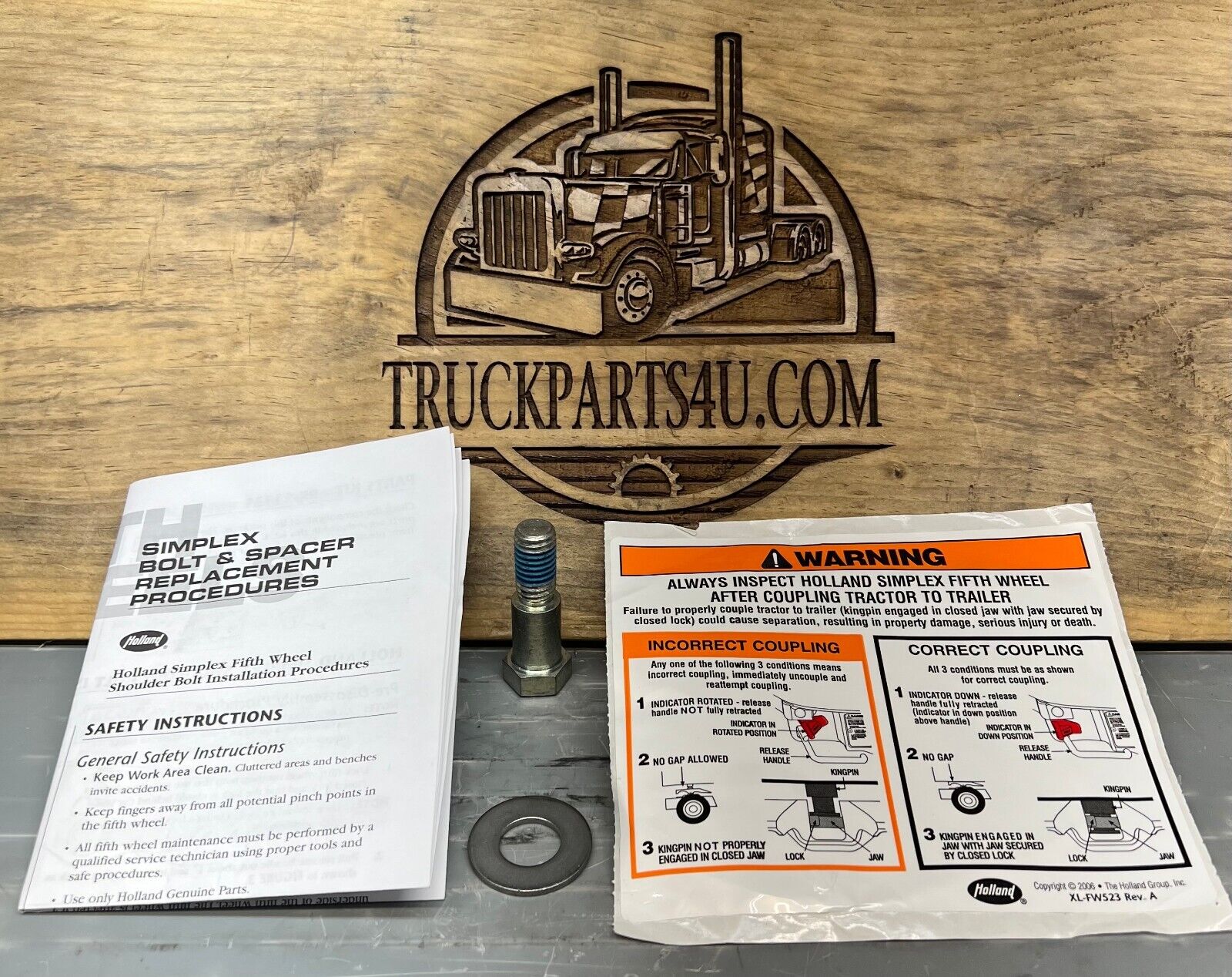 RK-11131 HOLLAND SIMPLEX SHOULDER BOLT. VOLVO 85113565 *NEW GENUINE